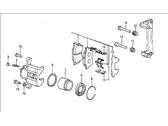 OEM 1986 Honda Prelude Caliper Assembly, Left Front - 45230-SB0-672