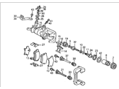 OEM 1990 Honda Accord Caliper Assembly, Left Rear (9Clp-14S) (Nissin) - 43230-SM4-G04