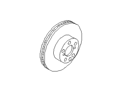 Infiniti 43206-AG910 Rotor-Disc Brake, Rear