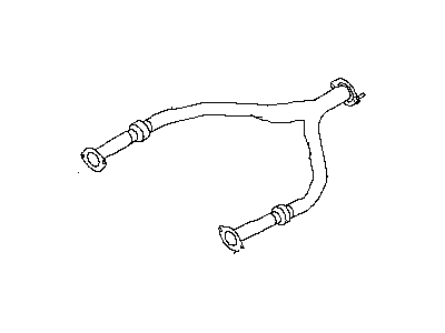 Infiniti 20020-1MC0C Front Exhaust Tube Assembly