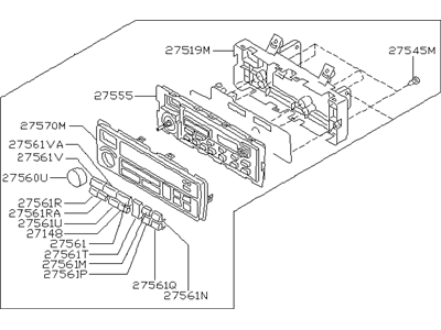 Infiniti 27510-6P100 Control Assembly