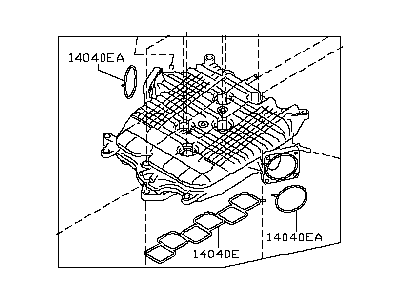 Infiniti 14010-1MG0A Collector-Intake Manifold