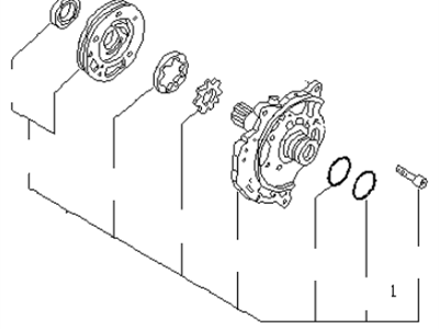 Nissan 31340-31X06 Pump Assembly-Oil