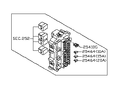 Infiniti 24350-1BL1A Block Junction