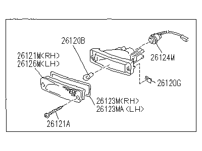 Infiniti B6135-F6600 Lamp-Turn Signal, Front LH