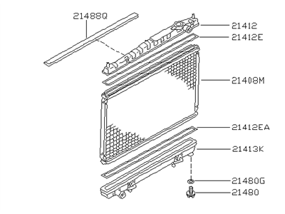 Infiniti 21460-3H207 Radiator Assembly