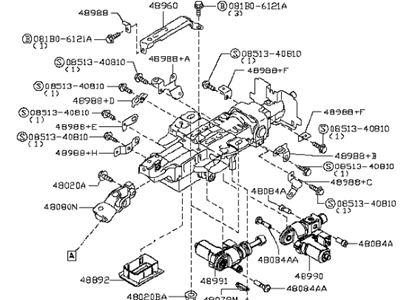 Infiniti 48810-1MA6A COLMN-STRG Tilt