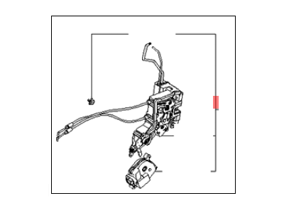 Kia 813221G010 Latch Actuator