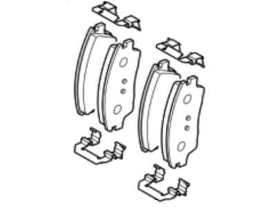 Kia 58101D3A10 Pad Kit-Front Disc Brake