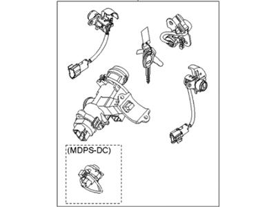 Kia 819050C030 Key Set