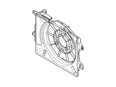 Kia 253501W051 SHROUD-Radiator