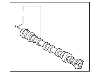 Hyundai 24200-03170 Camshaft Assembly-Exhaust