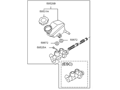 Kia 585102T100 Not Applied