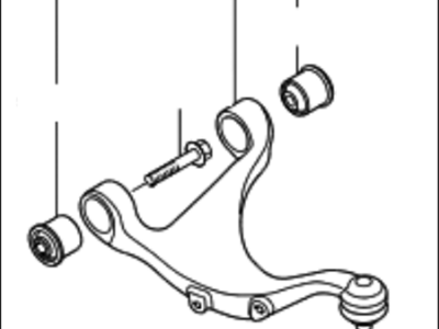 Kia 552302J001 Upper Arm Complete-Rear Suspension