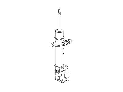 Kia 546511U700 Front Shock Absorber Assembly, Left