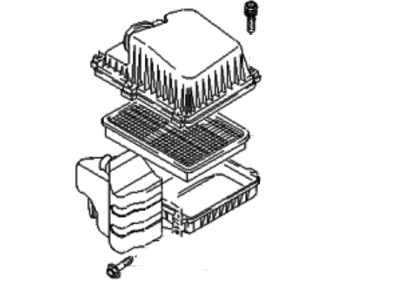 Kia 0K08A13320B Air Cleaner