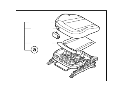 Kia 882032T241AN7 Cushion Assembly-Front Seat