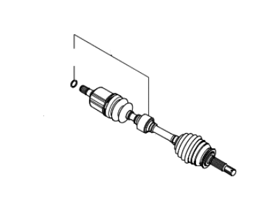 Kia 495012F200 Shaft Assembly-Drive LH