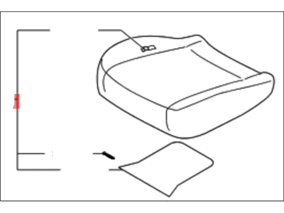 Kia 881001G050281 Cushion Assembly-Front Seat