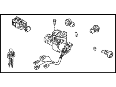 Kia 0K08E0901096 Key Set