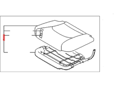 Kia 891002J810ACG Cushion Assembly-3RD Seat