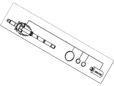 Kia 495914D700 Joint Set-Outer, RH