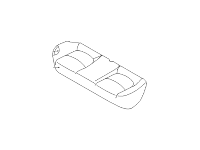 Kia 891002K021AHD Cushion Assembly-Rear Seat