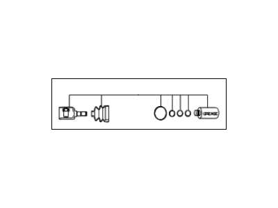 Kia 495921F200 Joint Set-Inner, LH