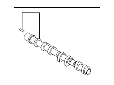 Hyundai 24700-3C950 Camshaft Assembly-Exhaust, RH