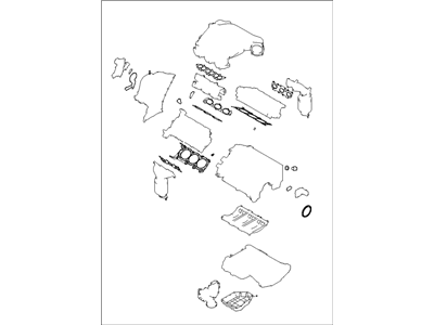 Kia 209103CH00 Gasket Kit-Engine OVEAUL