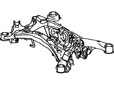 Lexus 51206-30130 Member Sub-Assembly, Rear