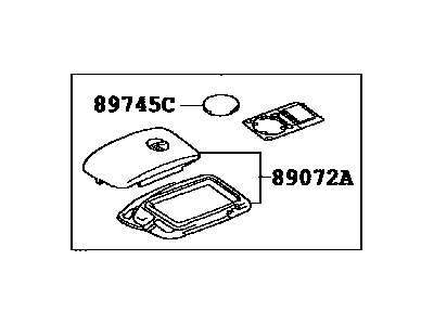 Lexus 89904-78460 Electrical Key Transmitter Sub-Assembly