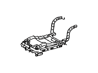 Lexus 71031-48040 Frame Sub-Assy, Center Seat Cushion