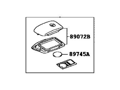 Lexus 89904-30G90 Electrical Key Transmitter Sub-Assembly