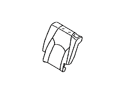 Lexus 71078-48201-A0 Rear Seat Back Cover, Left (For Separate Type)