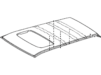 Lexus 63111-48300 Panel, Roof