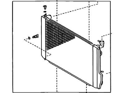 Lexus 16041-0A411 Radiator Assembly, No.2