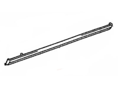 Lexus 75736-24020-D0 Moulding, Front Door Outside, Lower LH