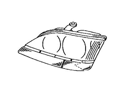 Lexus 81110-48110 Headlamp Assembly, Right