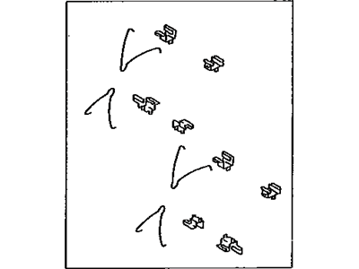 Lexus 04947-33060 Fitting Kit, Disc Brake, Front