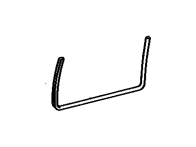 Lexus 62311-32080 Weatherstrip, Front Door Opening Trim, RH