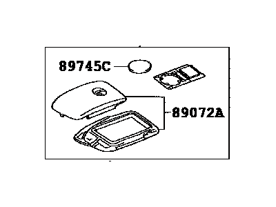 Lexus 89904-53610 Electrical Key Transmitter Sub-Assembly