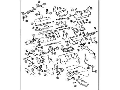 Lexus 04112-36350 GASKET KIT, ENGINE V