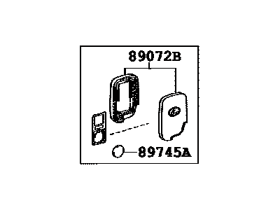 Lexus 89904-48C30 Electrical Key Transmitter Sub-Assembly