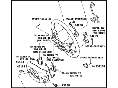 Lexus 45100-60770-C1 Steering Wheel Assembly