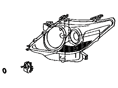 Lexus 81130-60D60 Headlamp Unit Assembly, Right