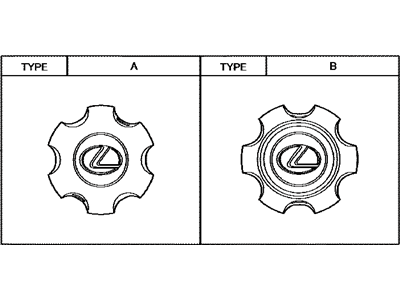 Lexus 4260B-60200 Cover Sub-Assembly, Wheel