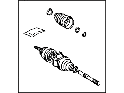 Lexus 43470-80364 Shaft Set, OUTBOARD