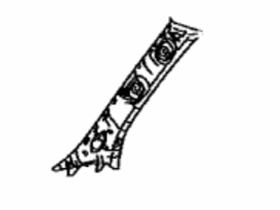 Lexus 62220-60260-A0 GARNISH Assembly, Front Pillar