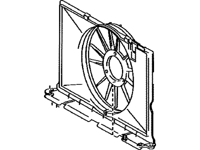 Toyota 16711-66030 SHROUD, Fan